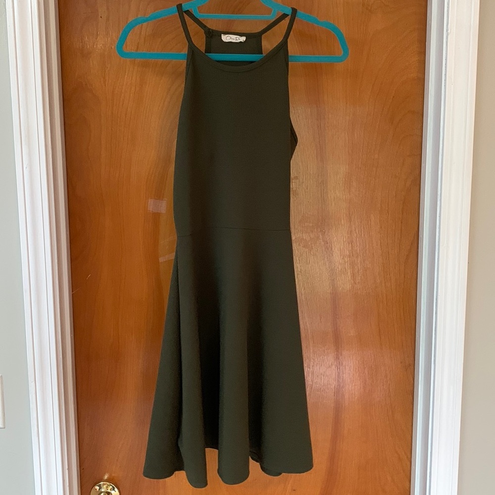Olivia Rae Forest Green Dress